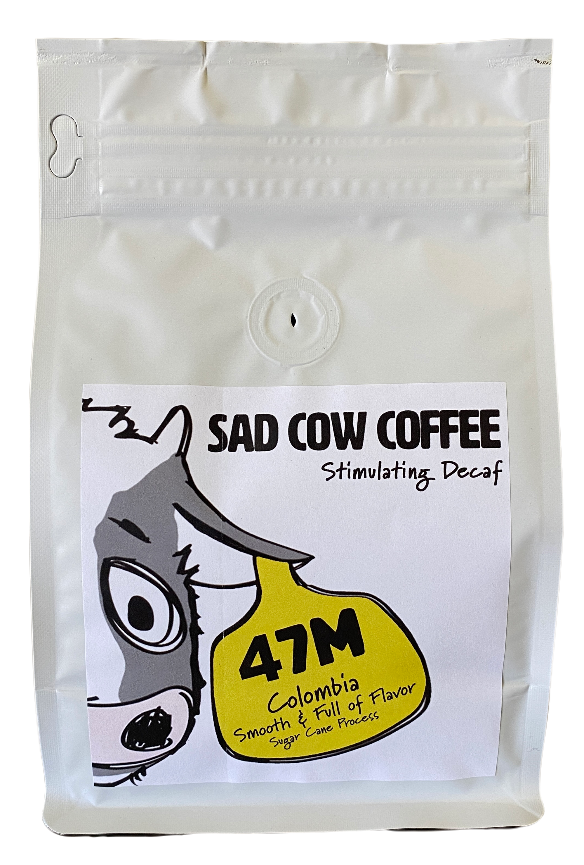 Sad Cow Colombia Sugar Cane Process Decaf Coffee #47M