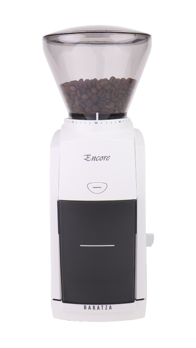 Baratza Encore coffee grinder in white